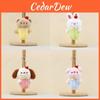 Plush Animal Keychain Bunny Toy With Pp Cotton Filling For Bag Decor And Collectors