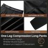 Calzamaglia a Compressione a Gamba Singola per Basket Pantaloni Lunghi Leggings Sportivi