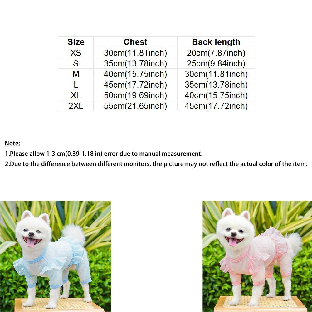 Breathable Dog Cooling Jumpsuit Quick Drying Thin Fabric Dog Mesh Vest Flying Sleeves D-Ring Design Pet Sun Protection Clothes