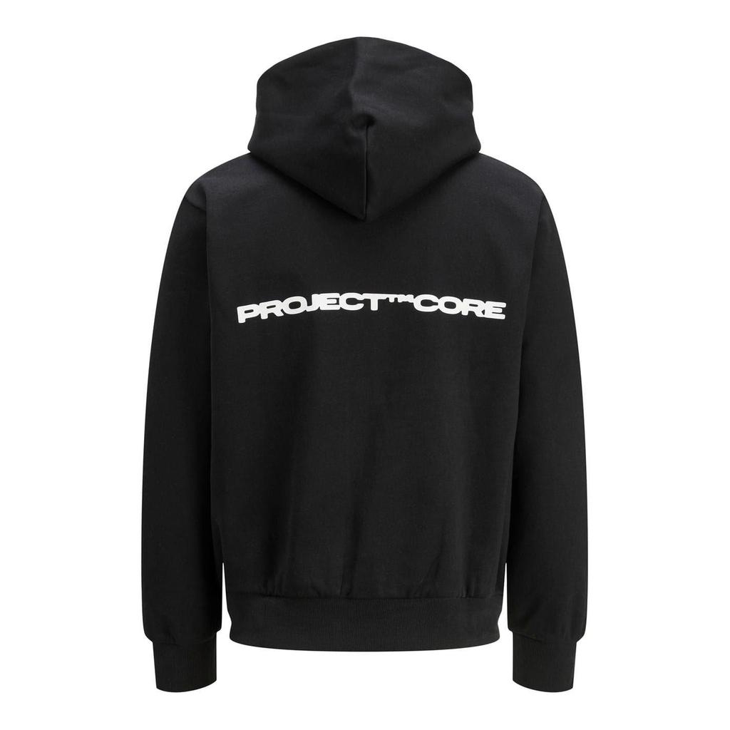 Jack And Jones Mens Graphic Print Regular Full Zip Hoodie