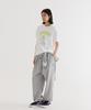 COVERNAT Wide C Logo Sweat Jogger Pants Melange Gray