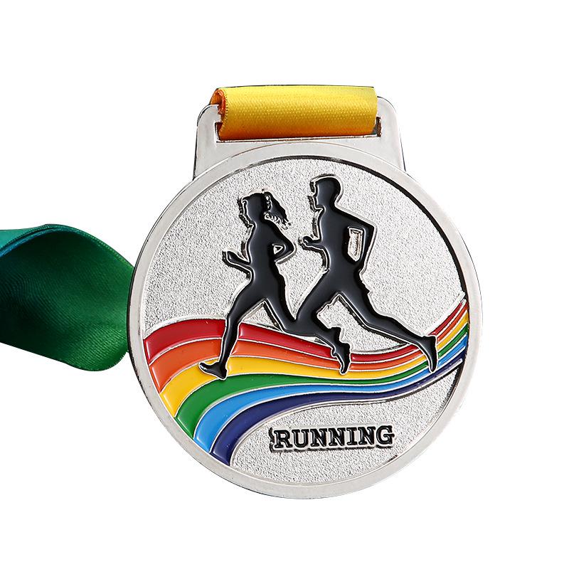 Antique Finish Zinc Alloy Cycling Race Medal for Outdoor Team Building Activities