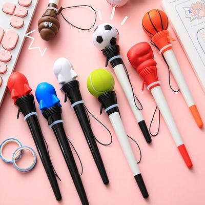 Decompression Writing Supplies 0.5mm Black Ink Gel Pens Bounce Pens Neutral Pen Cartoon Pen