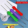 Double-Ended Crochet & Knitting Tool Set: Fine Hooks for Sweaters, Hats, Slippers, Bags