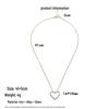 Heart Necklace with Full Diamond Alloy - Sweet European & American Clavicle Chain for Women