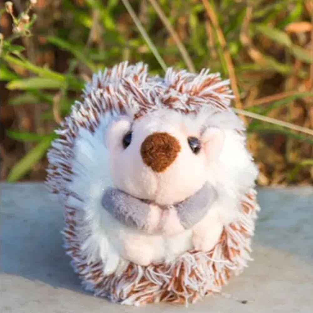 Cute Hedgehog Pattern Plush Key Chain Handbag Keyring Bag Pendant Keyring New Stuffed Keychain