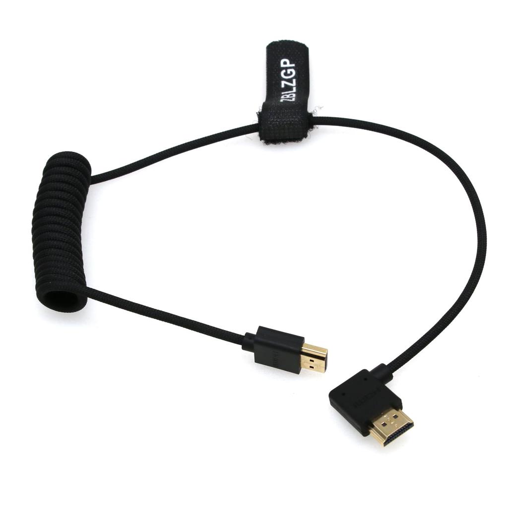 ZBLZGP HDMI kabel 4K 120hz 8K 60hz Vysokorychlostní 48Gbps HDR Video kabel Pletený kabel pro Blackmagic BMPCC 4K 6K DJI Ronin RS2 Gimbal Stabilizátor Projektor