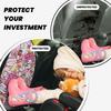Kick Guard, 2-Piece Set, My Melody Seat Back Pocket, Car Storage Pocket, Rear Seat
