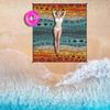 Bohemia Beach Blanket Sandproof Waterproof Beach Mat Quick-dry Outdoor Holiday Picnic Blanket for Travel Hiking Sports