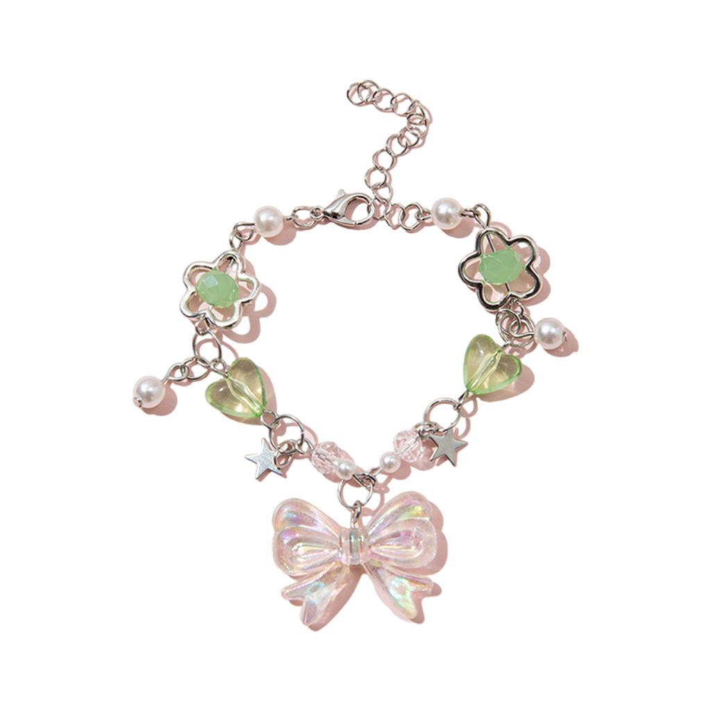 Elegant Beaded Necklace/Bracelet Handmade New Chinese Style Crystal Bead Jewelry for Ladies Fashionable Accessories