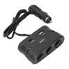 Cigarette Lighter Plug Splitter Adapter 1 to 3 3 Socket Multi Port Power Plug Car Charger TYPE C with USB 12V 24V 120W