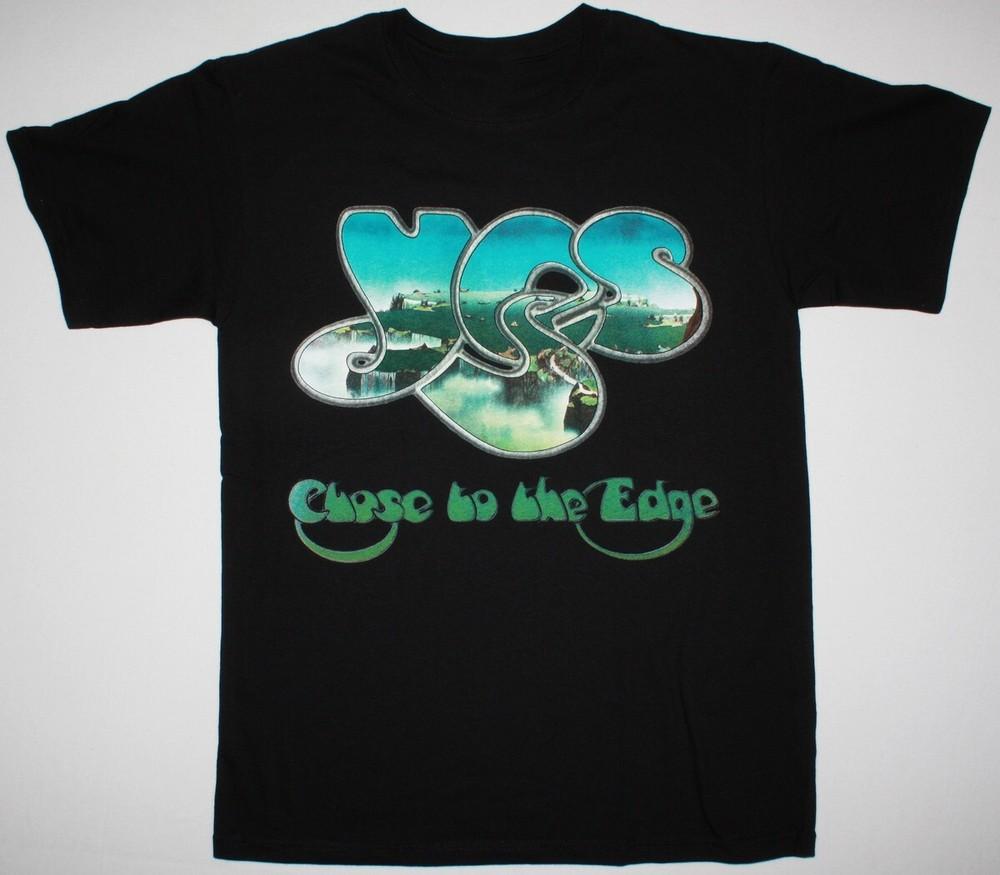 YES Band CLOSE TO THE EDGE 1972 Heavy Cotton Black All Size Shirt CS405 Unisex T-Shirt XXL