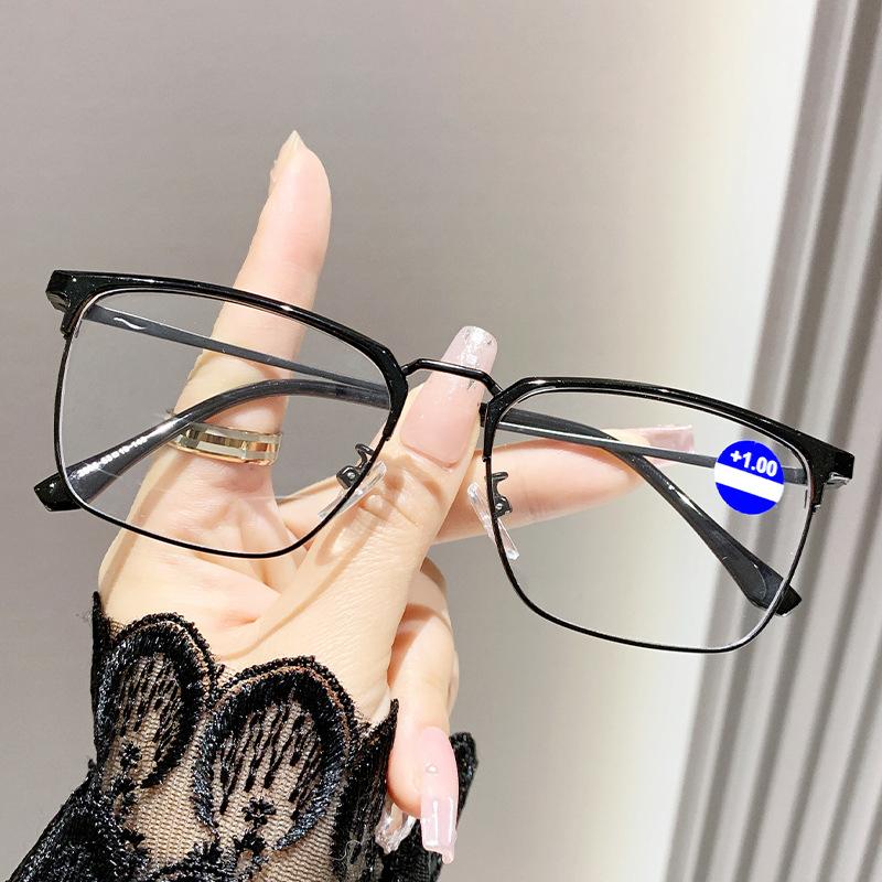 Anti-blue Light Reading Glasses For The Elderly And Middle-aged Business Use Ultra-lightweight High-end Portable 2805