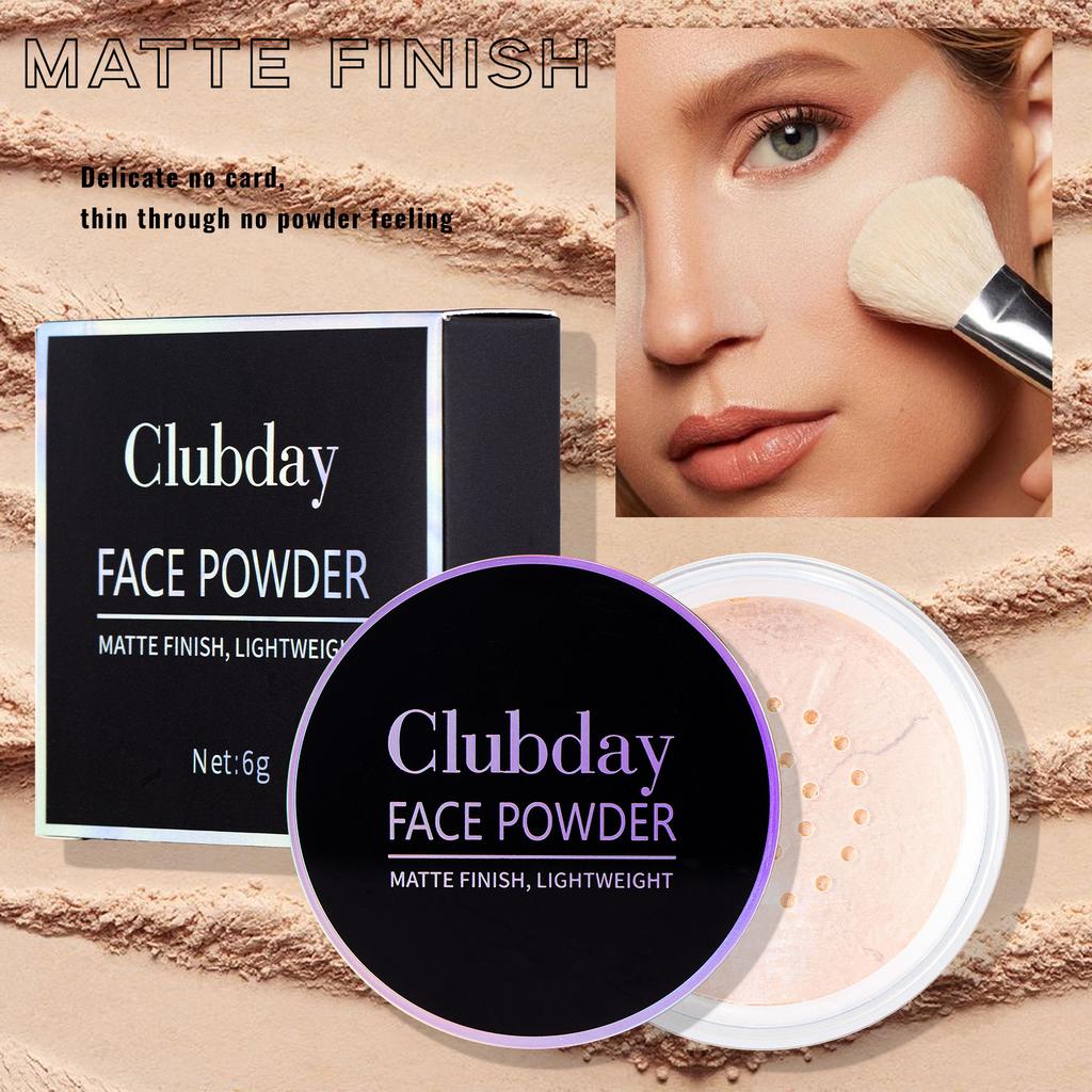 Matte Concealer Grooming Powder Facial Sweatproof No Makeup Control Oil Setting Loose Powder