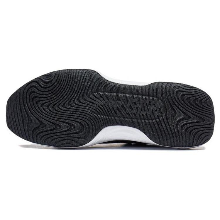 Li Ning SOFT WARM Cushioning, Wear Resistant Low top Casual Shoes Men's Black Orange AGLT121-1