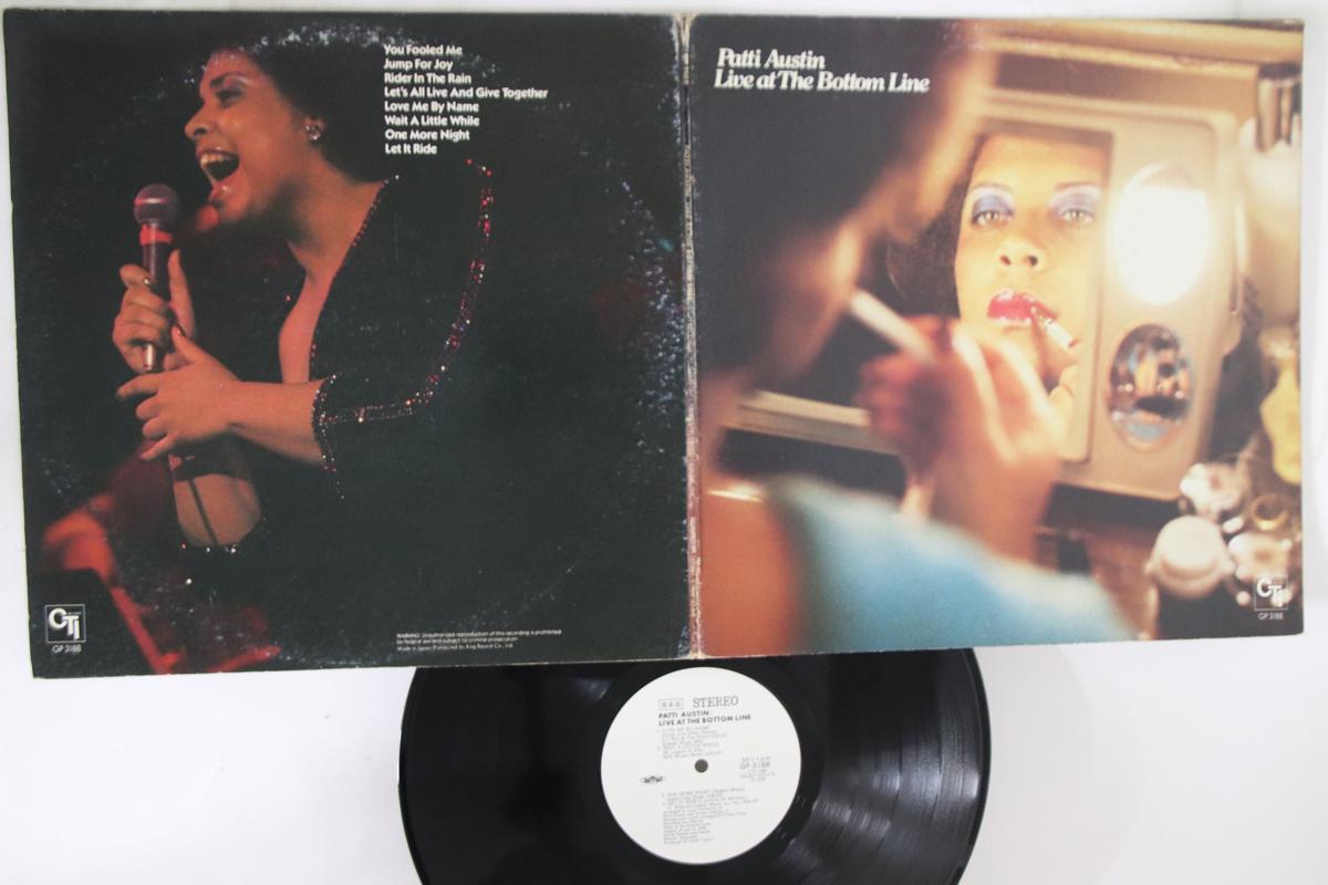 

LP Record PATTI AUSTIN - Live At The Bottom Line GP3188PROMO CTI 1979 Japan Soul/Funk Used