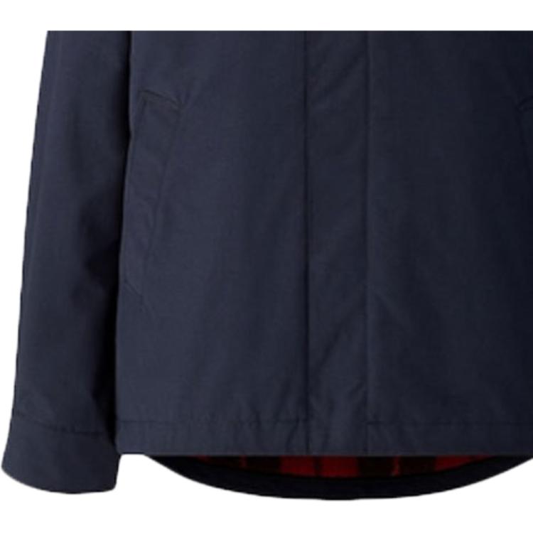 Uniqlo × JW Anderson Fleece Lined Detachable Hooded Single Breasted Jacket Men jackets Navy 422092-69