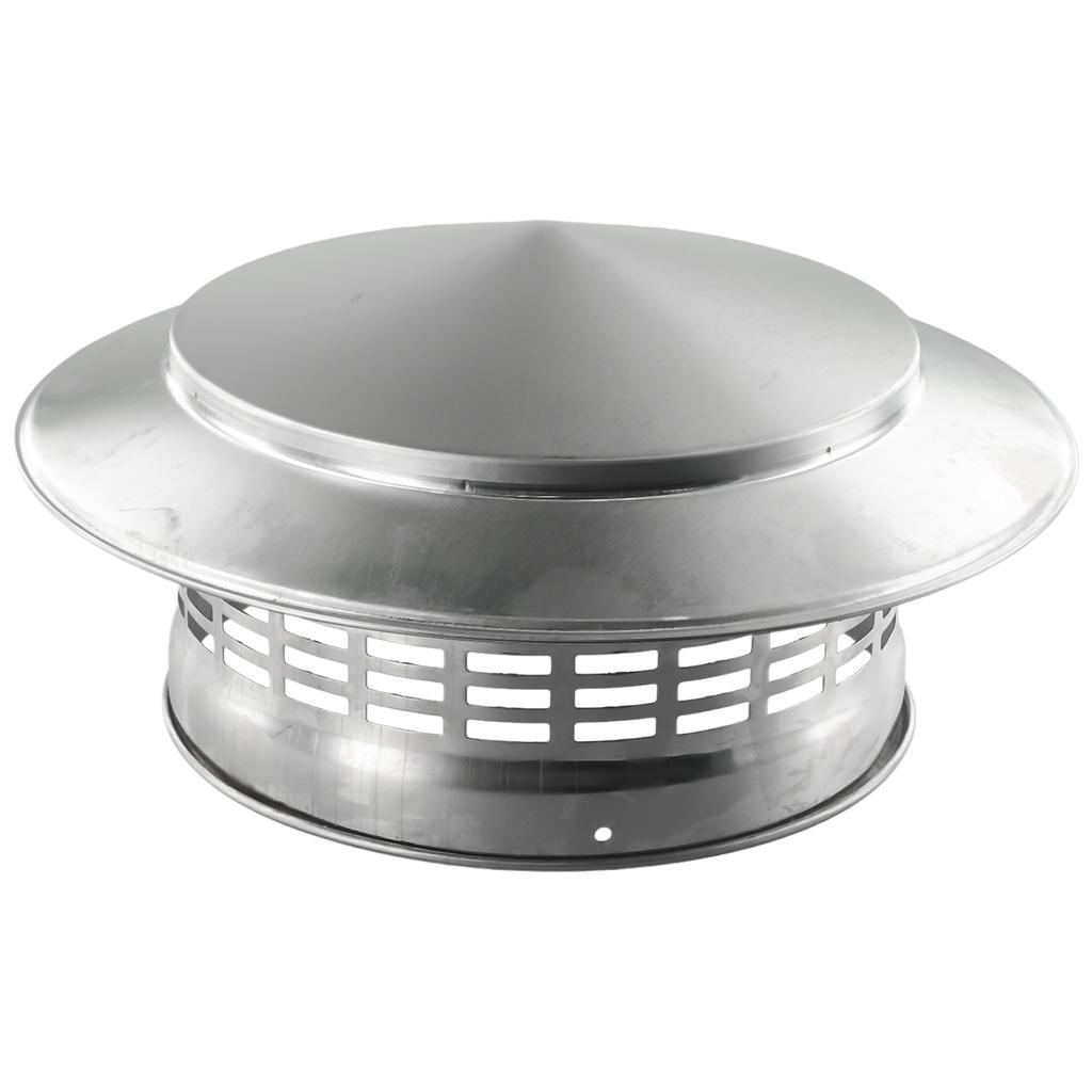 Abzugshaube aus Edelstahl 304 für Schornsteine und Lüftungskanäle, insekten- und wetterfest