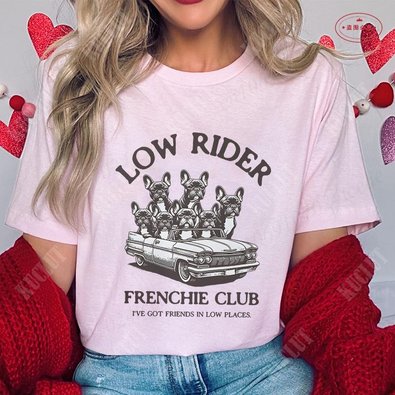 French Bulldog Unisex T Shirt Fashion Dog Graphic Tops Summer Short Sleeve Tees Harajuku Streetwear Aesthetic Female Clothing