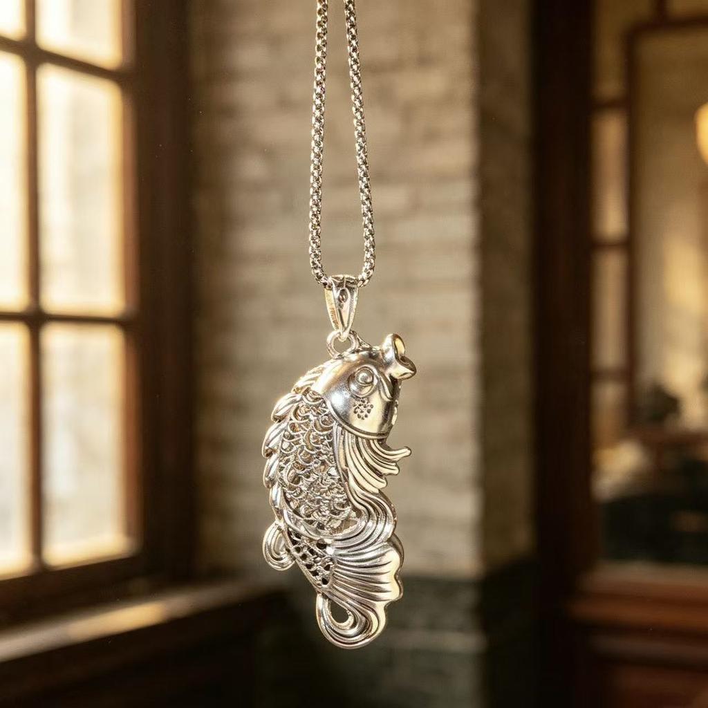 In 2008, there were fish, koi, hollow pendants, and sweater chains.