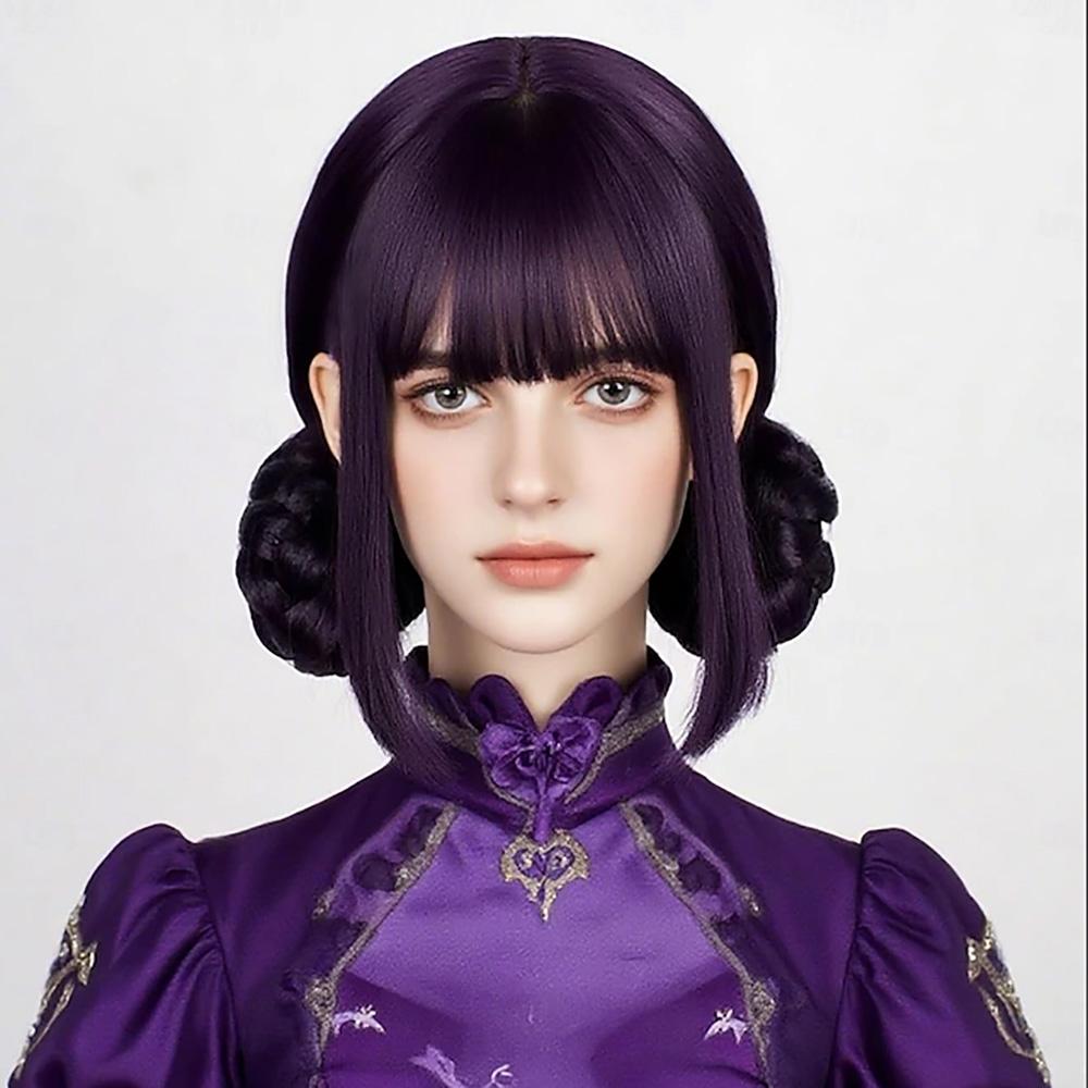 Kostým Lovce démonů Zoey Cosplay Paruka Anime Paruky Dlouhé Rovné Vlasy Doplněk pro Ženy