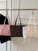 Borsa Carina con Stampa di Ciliegie in Materiale PU per Uso Quotidiano