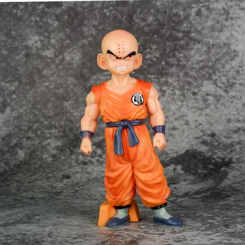 17cm Anime Figure Krillin Dragon Ball Tenka Budokai Angry Krillin Warrior's Consciousness Action Figure PVC Model Toys Doll