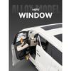 1/18 Lexus LM300 Electric Door MPV Alloy Car Model Sound and Light Pull Back Children's Toy Collectibles Birthday Gift Boyfriend