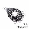 2025 Trend Accesories Water Drop Earring Connector Accessories Parts Ornaments For Home Accessories Parts