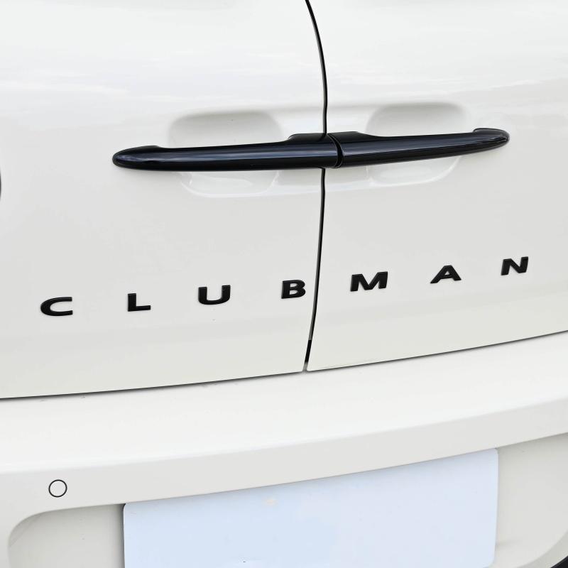 3d ABS Black Car Letters Clubman Logo Trunk Emblem Badge Decal For Cooper S F54 R55 R 55 JCW Clubman Sticker Accessories