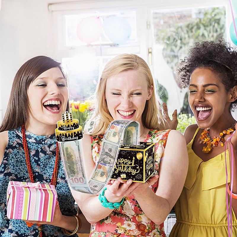 Money Pull Box Birthday Money Gift Case Birthday Surprise Money Box Cash Pull Gift Box Birthday Money Pull Box For Cash Gift