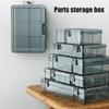 Workbench Tool Storage Box 6/8/10/18/21 Grids Heavy Duty Hardware Screw Bolts Small Parts Organizer Container with Removable Partition