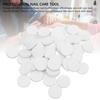 50pcs Nail Buffing Self Adhesive Replaceable Sandpaper Polishing Files Sanding Pads Pedicure Shiner Tools 1000 Grit 25mm