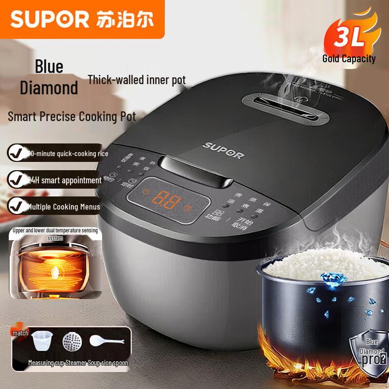 SUPOR 3L Smart Multi-function Micro-Pressure Rice Cooker