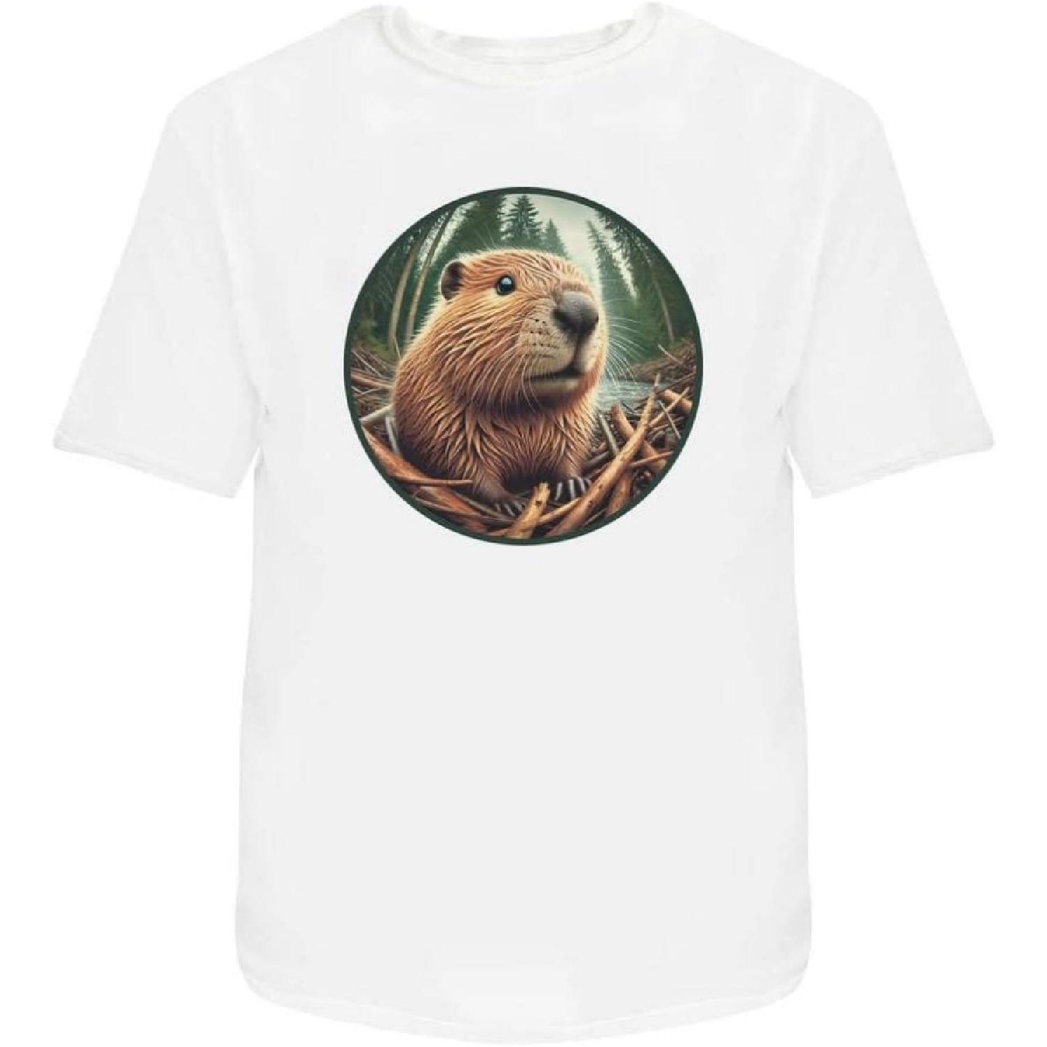 Busy Beaver  Unisex T-Shirt - 100% Cotton (S-XXL) (TA051847) S