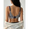 Womens Leopard Print Seamless Push Up No Wire Bra For Plus Size
