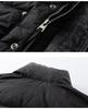 LEE Collaboration Men's Winter Denim Patchwork Down Jacket, 90% Down.