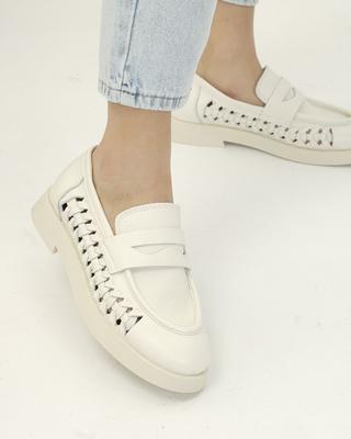 Women's Loafers Tucino 152312 36 Milky Leather