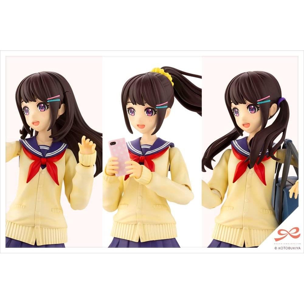 Juya Sosai Girls' Garden Yuki Madoka [Momozakura High SchoolWinter Uniform] Height Approx. 150mm 110 Scale Plastic Model JK001
