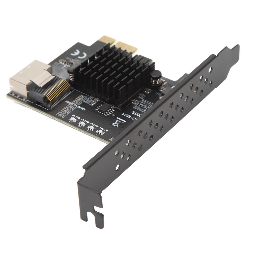PCIe to SATA 3.0 Expansion Card 6Gbps MINI SAS36 PIN SFF 8087 Output PCIe SATA 3.0 Controller Card for Desktop Chassis