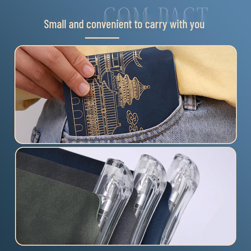 2024 Mini Pocket Notebook - Blank, Customizable, National Style Portable Diary