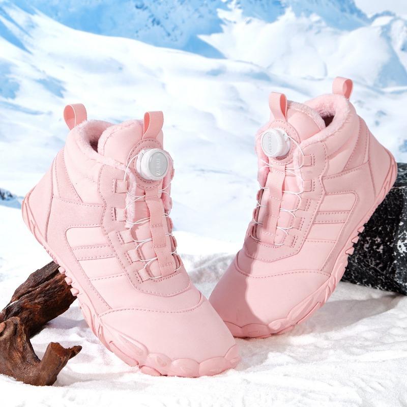 Winter Boots Men Women Snow Foot Outdoor Non-slip Warm Fur Casual Boys Girls Sneakers Kid's Ankle Boots