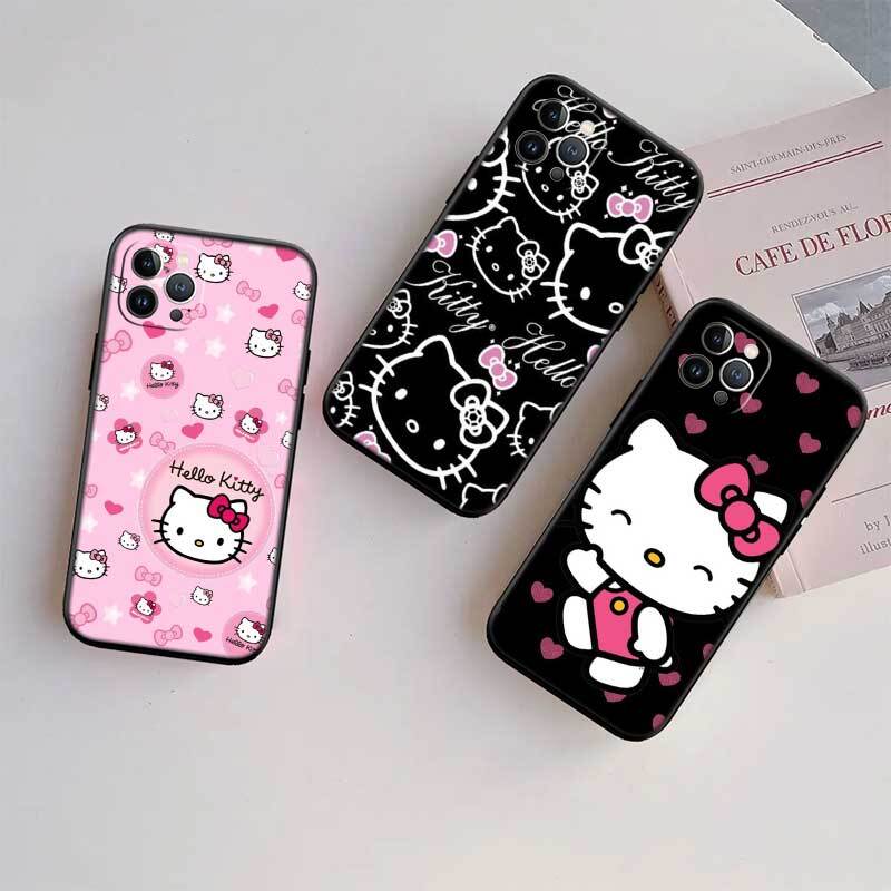 New Hello Kitty Case for Samsung Note 20 10 S25 Plus Ultra Lite FE M20 M21 M30 M31 M51 A11 A26 A51 A52 A53 A56 A70 A71 A72 A73