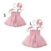 Traje de Fotografia de Vestido de Duquesa para Meninas Pequenas com Fecho de Botão Encaixe Roupa para Sessão de Fotos para Evento de Retrato de Recém-Nascido Fácil