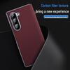 Samsung Z Fold Series (6/5/4) Phone Case - Carbon Fiber Texture, Full Hinge Wrap, Electroplated, Drop-Proof.