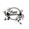 Wreath Cutting Dies for Photo Scrapbooking Card Making Decorations Embossing Stencils Happy Birthday Die Cuts