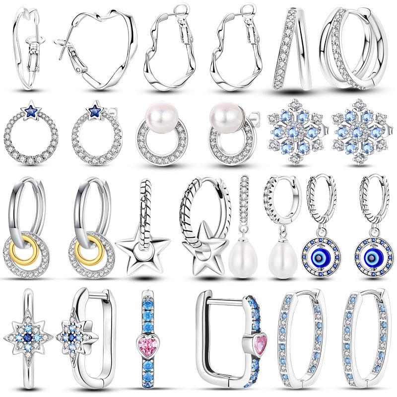 Copper Plated Woman Hoop Earring Original Pendientes Luxury Jewelry Gift