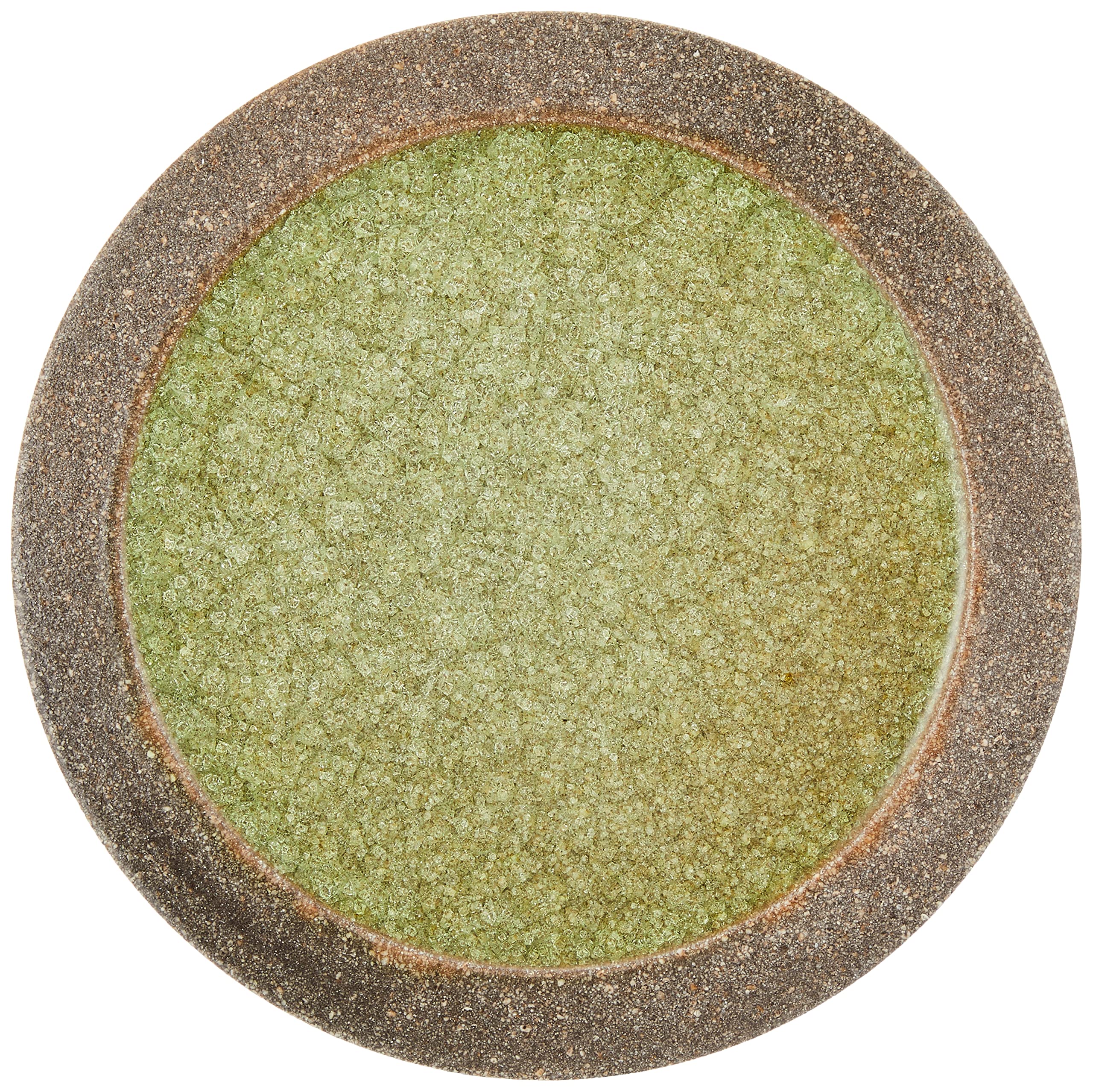 

Utsuwa Roan Seto Ware Slate Plate, Round, Approx. 22cm, Sieg Rich Monet Green, Made in Japan, 156-0029