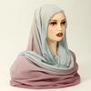 Neuer Muslimischer Farbverlauf Chiffon Hijab Schal Langes Tuch Schal Hohe Qualität Mode Muslimisches Stirnband Halstuch 180*70cm