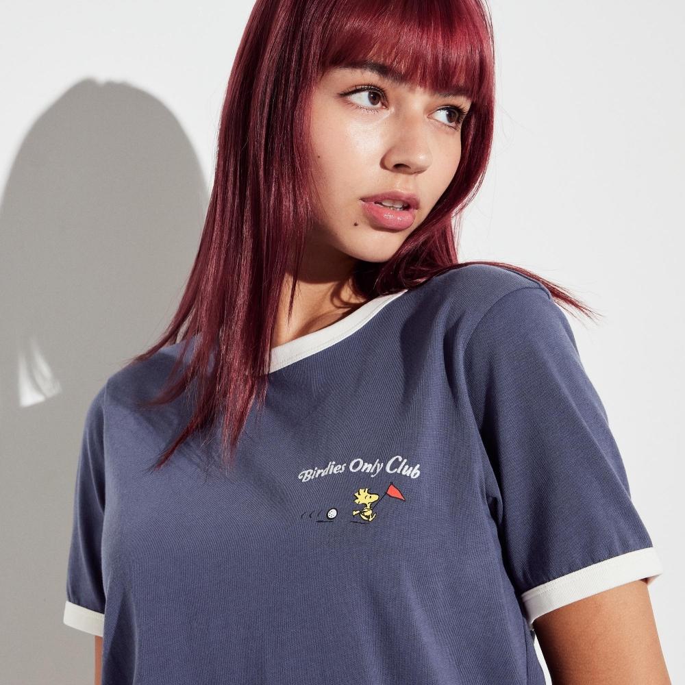 

UNIQLO JAPAN Peanuts Sports Club UT с короткими рукавами, стандартный крой
